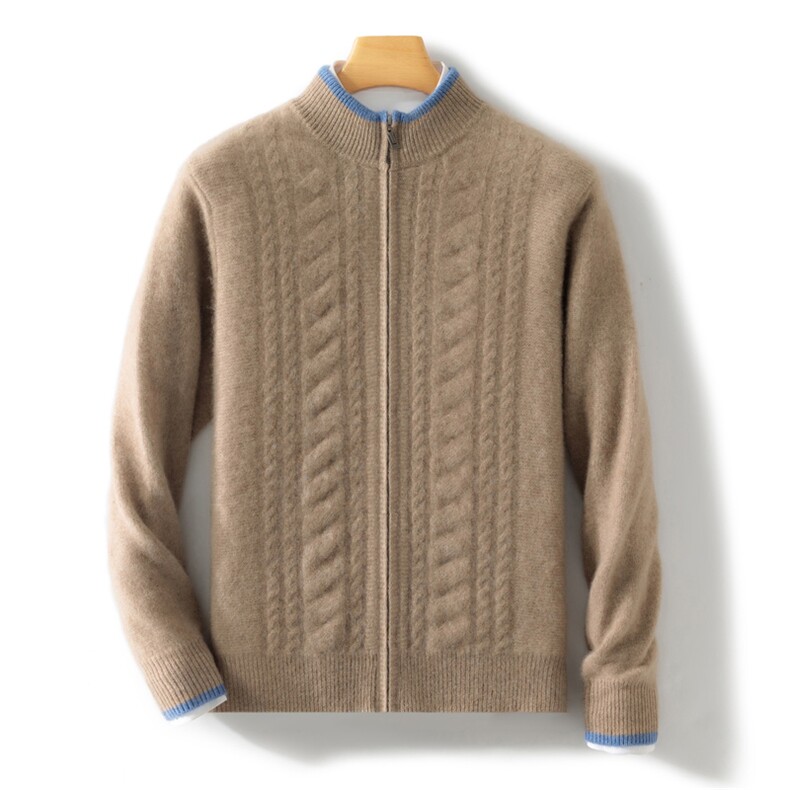 针织衫女圆领羊毛秋冬宽松短款毛衣长袖内搭打底衫男装，男装羊毛衫，忠诺羊绒