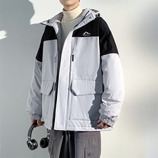 新款港风棉服大口袋宽松时尚港风青少年棉袄外套MY9305P-95，男装棉衣，电商A128