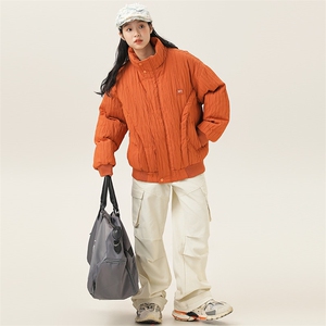 2025冬季新款男日系潮牌立领白鸭绒羽绒服加厚外套棉衣YR50-F255图片