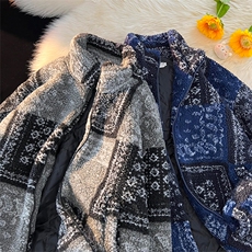 2023现货~500克羊羔毛加厚立领棉服外套情侣MY99-P120，男装棉衣，电商A021