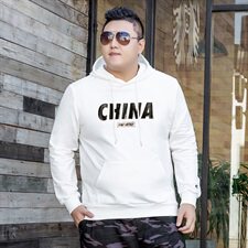 M-9XL男大码连帽套头卫衣5032-1_2077P70，男装卫衣，星座1516-1