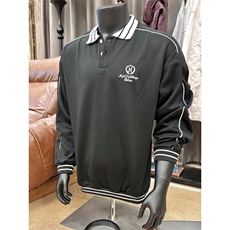 美式复古翻领卫衣新款宽松长袖POLO衫潮513WY3464P45，男装Polo衫，星座513