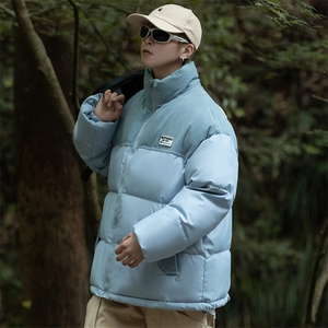 冬季灯芯绒棉衣男加厚拼接立领棉服字母冬季棉袄A266-WMY8623-P75图片