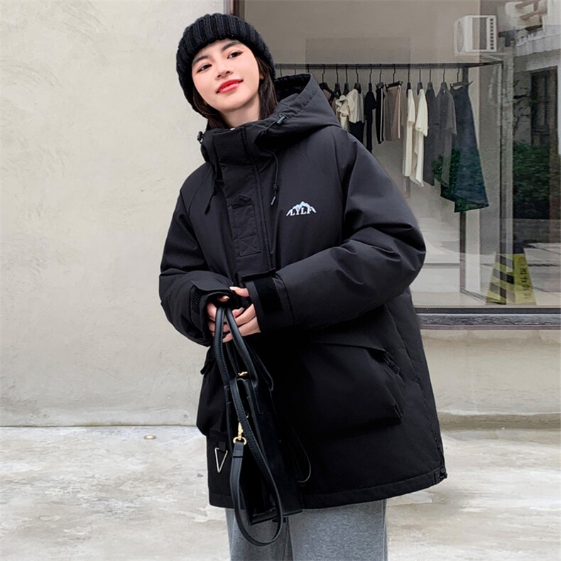 A578-P105冬新款工装棉服外套情侣网红美式连帽冲锋衣棉衣,男装夹克,星座911