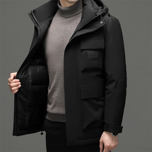 CR12375鹅绒85绒子含量精品男士休闲羽绒服数据好可主推图片
