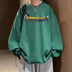 直播360克重磅美式潮牌印花卫衣Y101特P28同步供应华棉品质，男装卫衣，电商A486