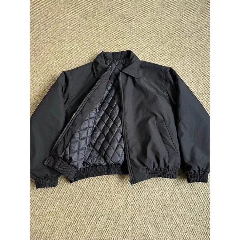 美式飞行服夹棉夹克男款cleanfit痞帅翻领短款行政外套YJ15-P70,男装夹克,星座1001-1