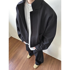2025春季新款夹克男百搭高级感宽松棒球服美式立领痞帅飞行员外套，男装夹克，星座1210-1