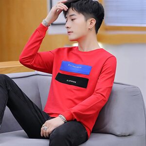 家乐7002春季小衫新款潮流男士t恤男长袖卫衣韩版帅气打底衫图片