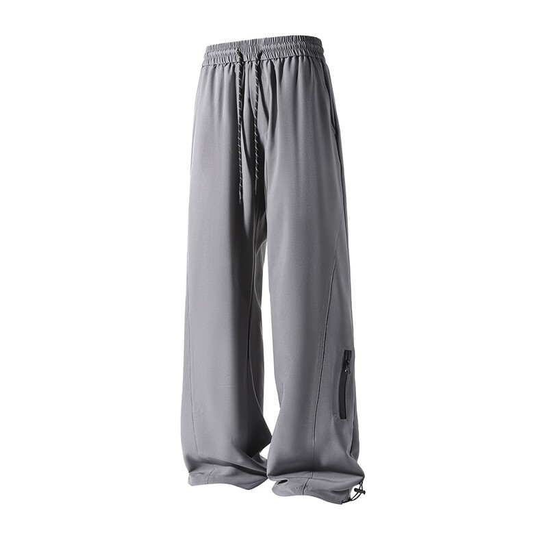 冰丝防水拉链可束脚休闲裤K004立体92%聚酯纤维8%氨纶(S-5XL)TP23图片