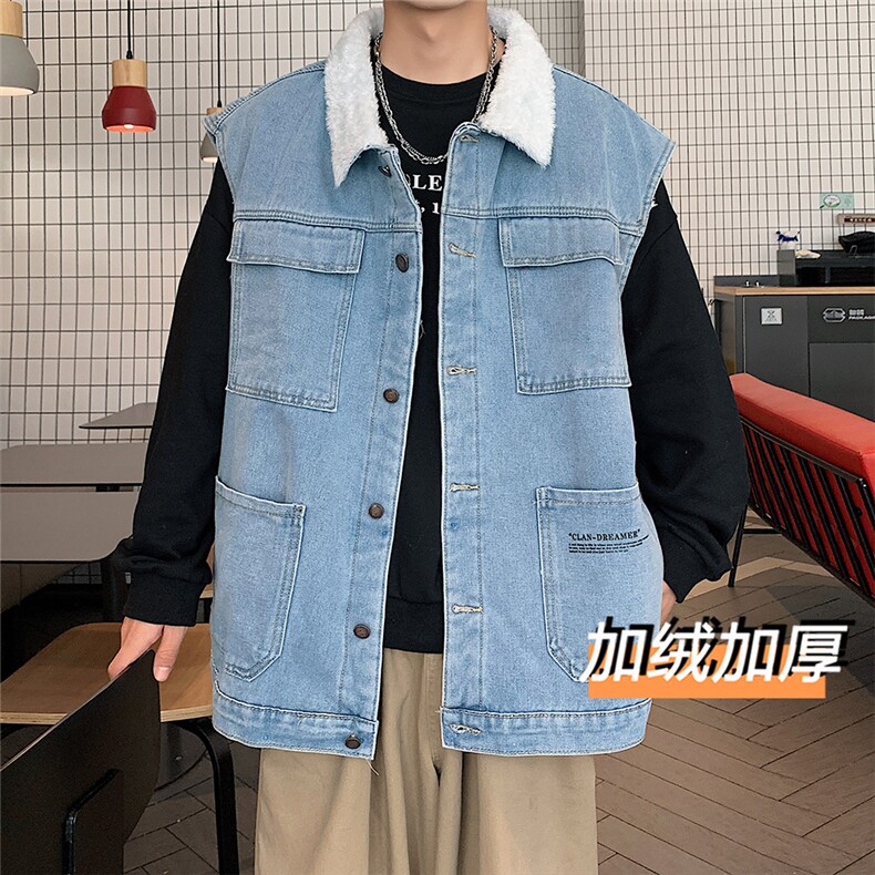 MJ227J-p68-限价98M-5XL抖音情侣棉马甲男外穿大码羊羔毛cityboy,女装马甲,星座116