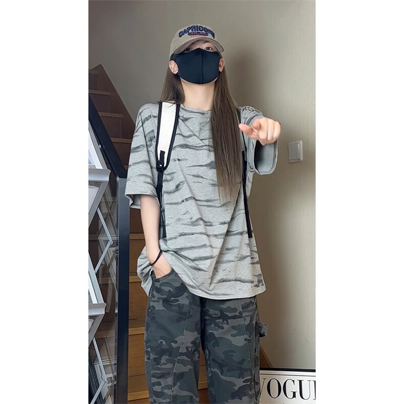 夏季潮牌扎染短袖T恤男宽松大码美式半袖体恤衫T3649-特价P30,男装T恤,电商A007