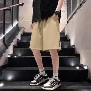夏季男士休闲短裤潮流直筒贴标运动裤大码五分裤A266-TYKZ713-P25图片