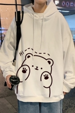 WY2236-P35纯棉连帽卫衣男大码运动帽衫宽松薄外套男，男装卫衣，电商A040
