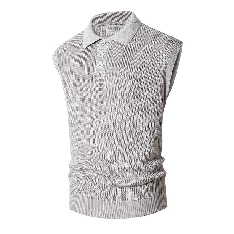 跨境外贸宽松无袖男士潮流元宝针针织衫男户外毛衣男装，男装针织衫/毛衣，星座306A