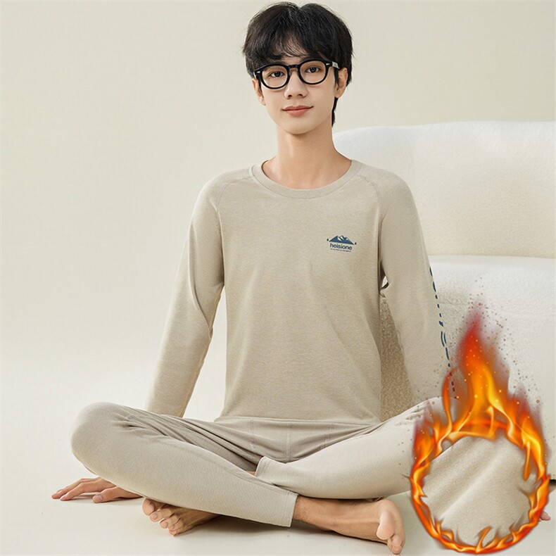 男士秋衣秋裤休闲薄款情侣保暖内衣套装两件套TZ2530-P42,男装棉衣,星座310B-3