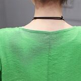 纯色圆领无袖2020年夏季宽松中长款连衣裙，女装连衣裙，冬木谷雨