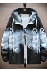 渐变冰丝防晒服夏季薄款户外防紫外线透气夏防晒衣服A438-08-P30，男装防晒衣，电商A438