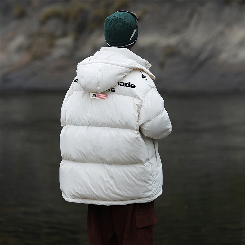 港风23冬季时尚百搭连帽情侣加厚羽绒服外套YR63603P225控298,男装羽绒服,电商A268A