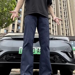 牛仔长裤新款流行日系ins气质百搭简约潮流慵懒原宿文艺时尚图片