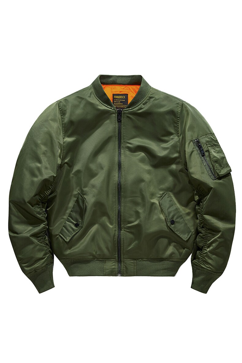 主推款：外套男飞行员夹克教练春秋冬加棉大码工装机车服棒球服棉,男装夹克,星座210-5(原414-2)