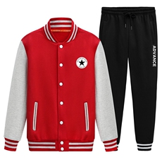 秋季新款运动班服套装棒球服卫衣两件套潮XZ102A-4-8631-P95，男装休闲套装，星座211-2