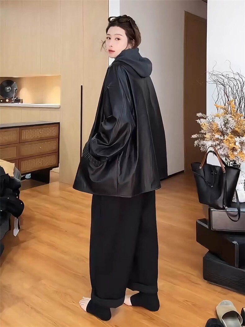 2025年秋季宽松型单件长袖圆领时尚百搭通勤简约休闲,女装短外套,泰合衣坊