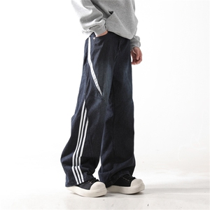 903-AK96- 特P55【89】 S -3XL 条纹牛仔裤！3图片