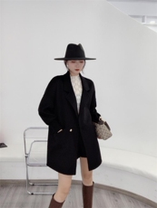 冬季双面羊毛大衣，其它，新依西阁