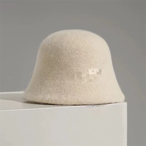 优雅休闲百搭outlets韩版绒感羊毛渔夫帽子女，帽子，鑫友供货