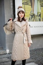 2021新长风衣设计款羽绒服，女装风衣，溪肆