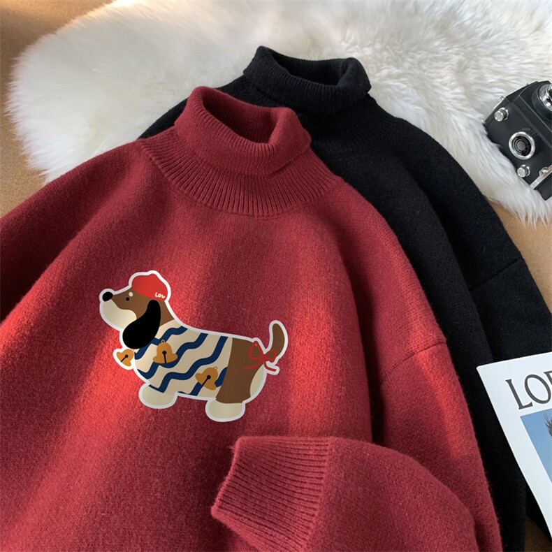 高质量！秋冬季高领毛衣加绒加厚翻领针织衫男毛衣FL550-特P38,男装针织衫/毛衣,电商B371