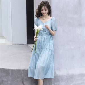 2022年夏季新款连衣裙休闲淑女blyc9006，女装连衣裙，笃写