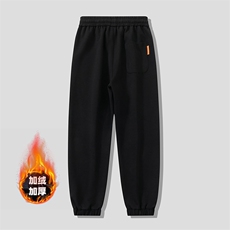 2305加绒/P55休闲裤男美式大码宽松潮男百搭长裤子卫裤男M-8XL，男装休闲裤，星座1204