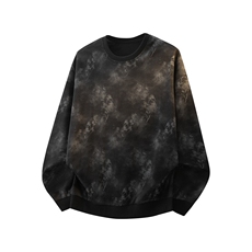 S2605/P35春装新款现货卫衣男新中式套头个性宽松大码T恤上衣，男装T恤，电商A141