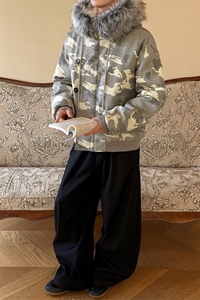 现货 迷彩棉衣派克服工装棉服情侣厚外套冬 5D4097-TP90178图片