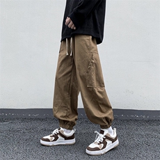 春季休闲裤男款束脚裤子男生宽松机能潮牌工装裤男K0912-P43，男装休闲裤，星座308B-1