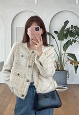 毛边小香外套，其它，TVMV(4F)