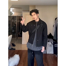 Q23/P62美式复古翻领夹克外套男士，男装夹克，星座1506