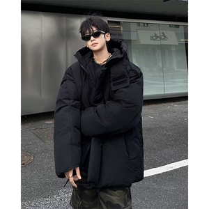 棉服男士韩版潮流冬季保暖连帽帅气百搭2024新款ins棉衣MF310-P83图片