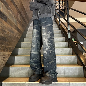 2024 秋季新款 外景大码美式迷彩牛仔裤M-5X GK24722-P50图片