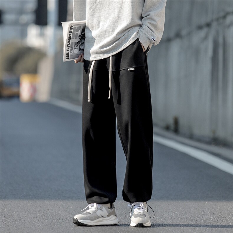 抖音直播得物2025秋冬Cityboy新品纯色运动裤卫裤K007P45加绒P55,男装休闲裤,电商042