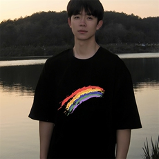 230g重磅纯棉短袖t恤男大码半袖半截袖DX17064-P20，男装T恤，电商A040
