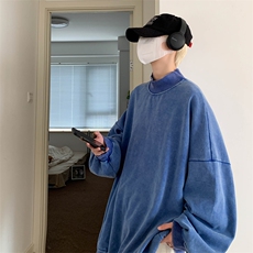 XZ514-2-X111-P70加绒高领水洗卫衣2026新款秋冬季打底衫，男装T恤，星座514-2(原B239)