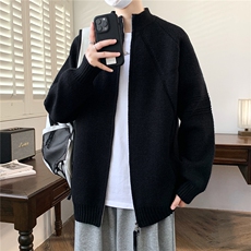 1018-1-M1001-P70《新品》针织毛衣男士开衫休闲夹克外套时尚帅气，男装针织衫/毛衣，星座1018-1​