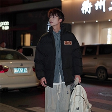 冬季潮牌新款百搭加厚立领保暖防寒棉服外套MY23410特批70控118，男装棉衣，星座605(原A050)