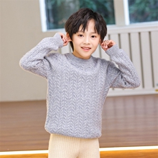 秋冬季纯澳毛90支七针小麻花男女童羊毛衫，童装儿童羊毛衫，群鹿羊绒