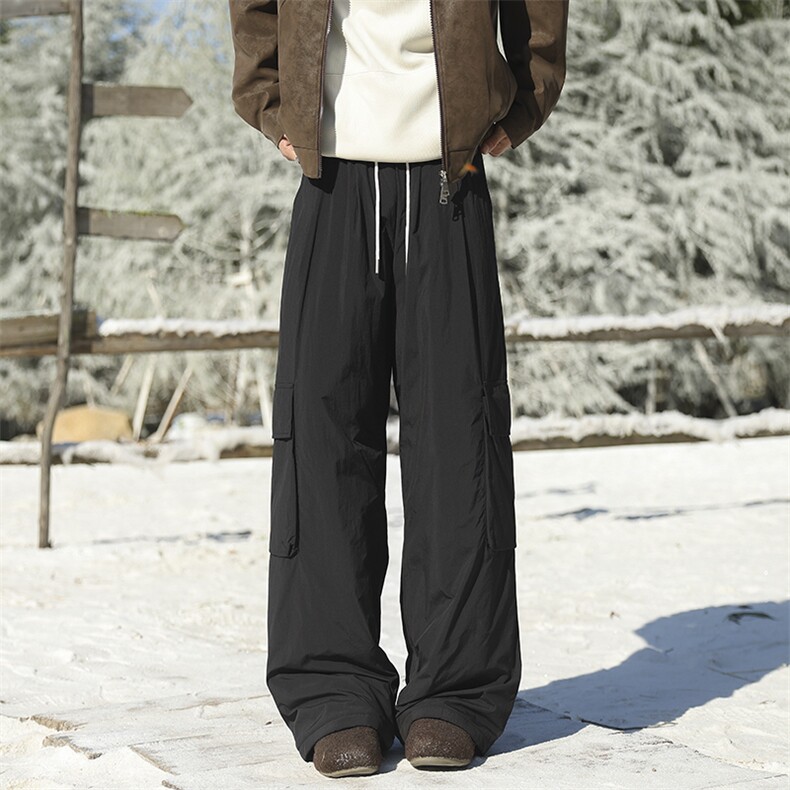 冬季新款夹棉防水防风工装棉裤XZ604-K146JR-P65控98，男装棉裤，星座604