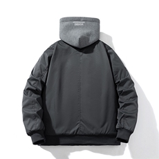 现货三色带帽可拆卸秋冬飞行服棉服情侣装夹克潮牌炸街外套，男装棉衣，电商A105