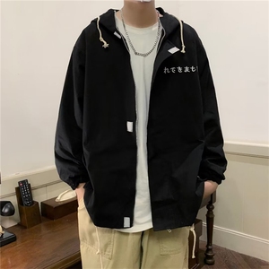 春秋炸街翻领休闲夹克外套男韩版宽松秋装棒球服上衣 W5064-P41图片